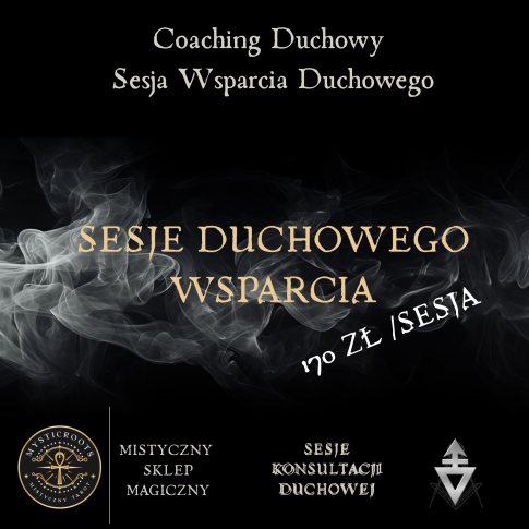 Sesja wsparcia duchowego i coaching duchowy – konsultacja prowadzona przez Damiana Błaszaka (tarocista, rytualista MysticRoots). Spotkanie online lub we Wrocławiu.