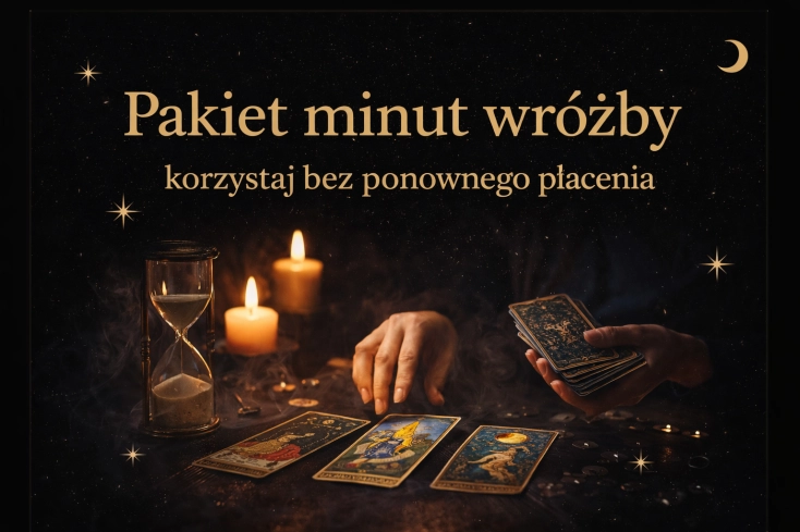 Pakiet 50 minut wróżby tarot online – konsultacja kart tarota bez ponownego płacenia, rozkład kart i interpretacja